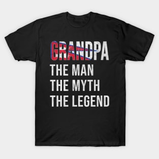 Grand Father Nepalese Grandpa The Man The Myth The Legend - Gift for Nepalese Dad With Roots From  Nepal T-Shirt